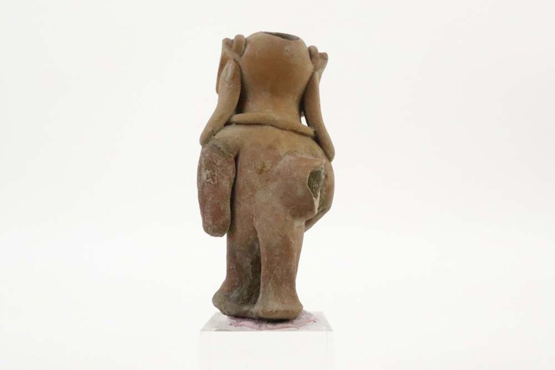 Ecuador Chorella sculpture in earthenware || ECUADOR Chorella-sculptuur in aardewerk : "Personage" - - Image 4 of 6