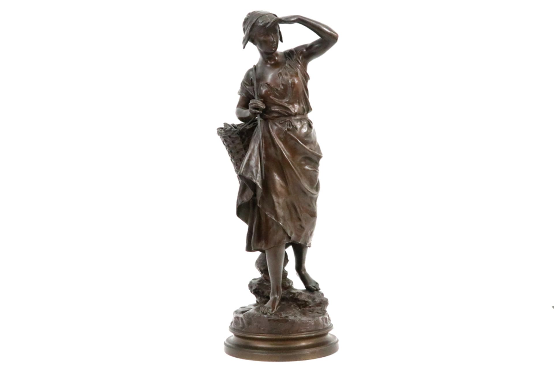 antique French sculpture in bronze - signed Eugène Laurent || LAURENT EUGÈNE (1832 - 1898) antieke