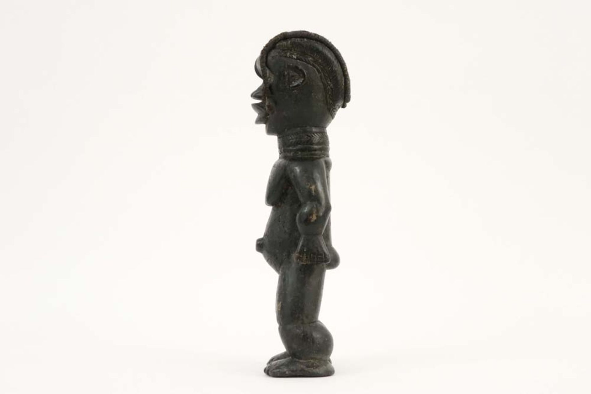 African Ivory Coast (portrait) sculpture in wood, presumably from the workshop of Zlan or - Image 4 of 4