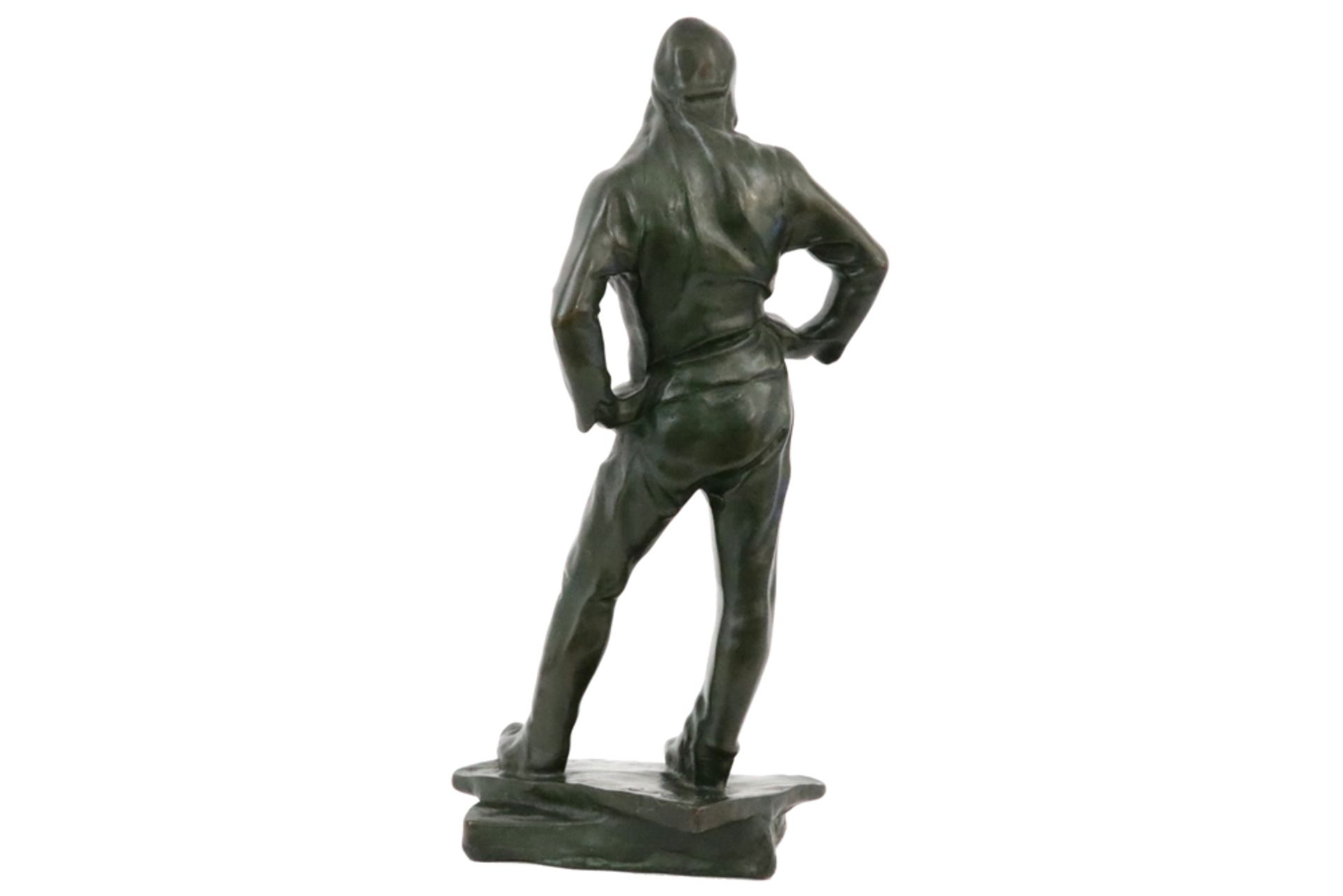 19th Cent. Belgian sculpture in bronze - signed Constantin Meunier || MEUNIER CONSTANTIN, EMILE ( - Bild 3 aus 4