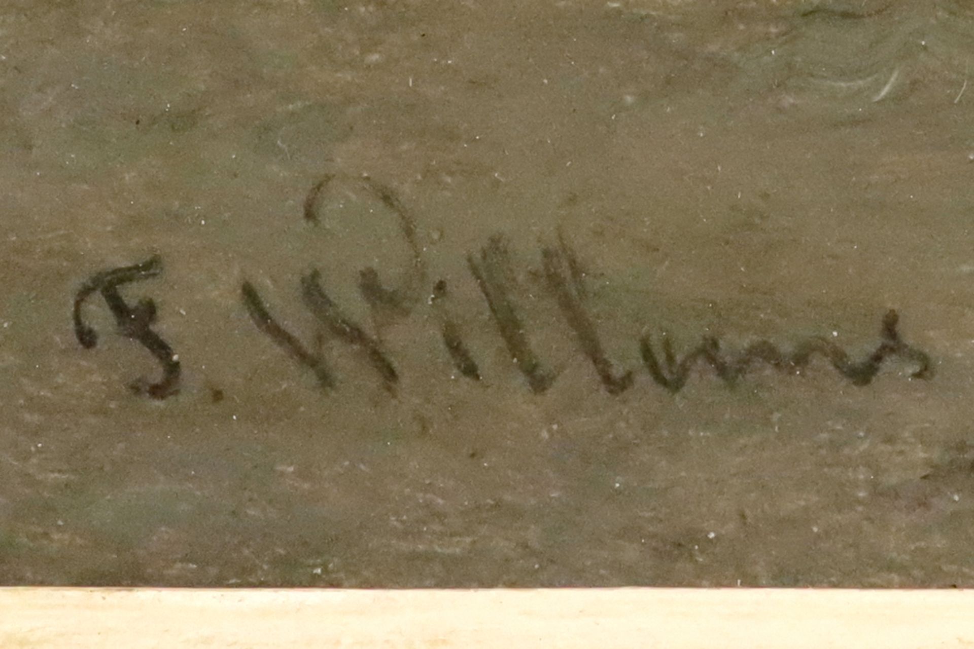 19th Cent. Belgian oil on panel - signed Florent Willems || WILLEMS FLORENT (1823 - 1905) - Bild 2 aus 4