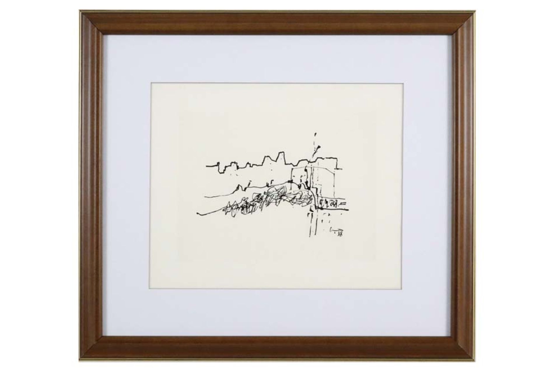two Corneille plate signed lithographs from his "Skylines of New York" suite || CORNEILLE (1922 - - Bild 6 aus 6