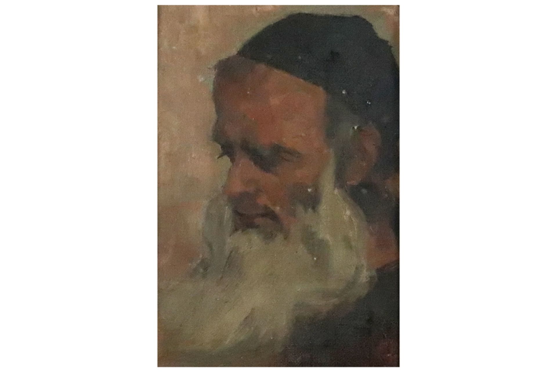19th Cent. Dutch oil on canvas - with a monogram maybe for Jozef Israels || ISRAELS JOZEF (1824 -