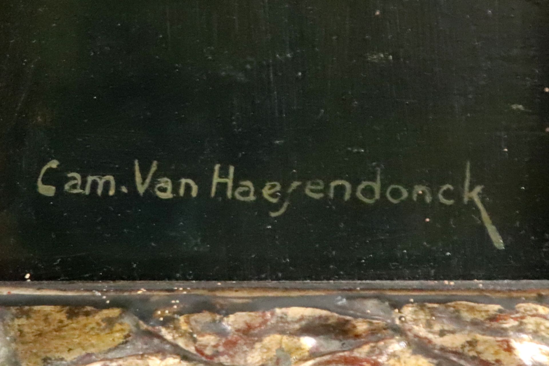 20th Cent. Belgian oil on panel - signed Camiel Van Haesendonck || VAN HAESENDONCK CAMIEL (1886 - - Bild 2 aus 5