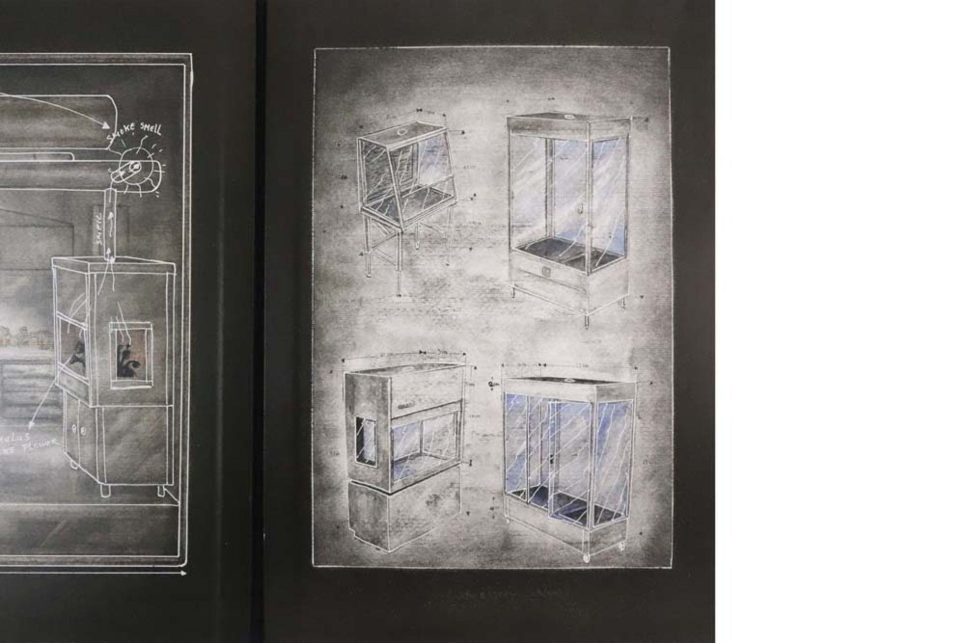 Peter de Cupere signed "Miniature Laboratory" triptych with prints dated 2013 || DE CUPERE - Bild 5 aus 7