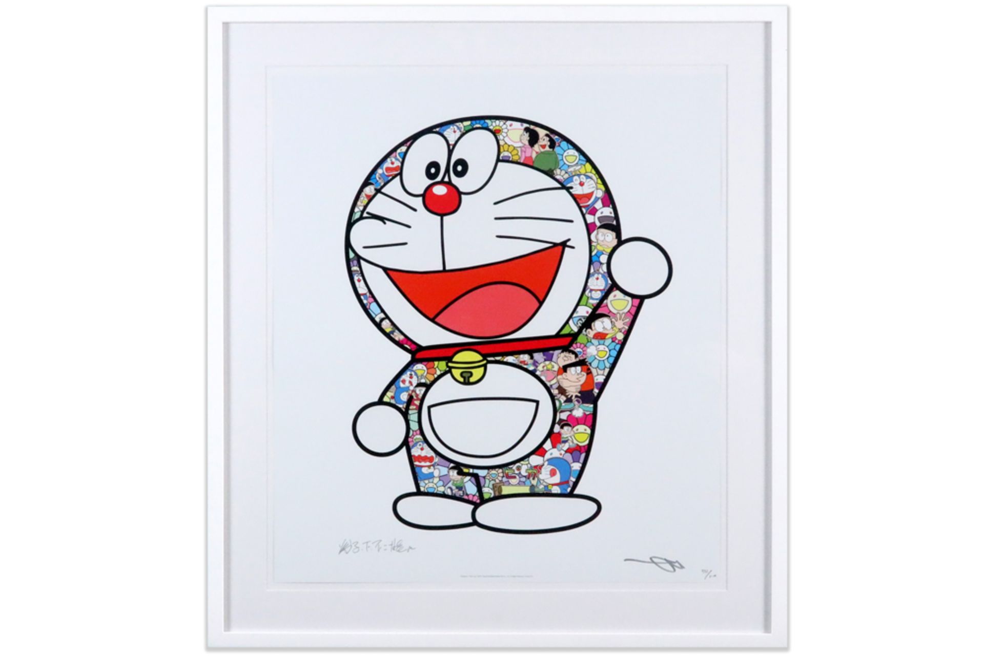 Takashi Murakami "Doraemon: Here we go! " signed offset lithograph printed in colors || MURAKAMI - Bild 3 aus 3