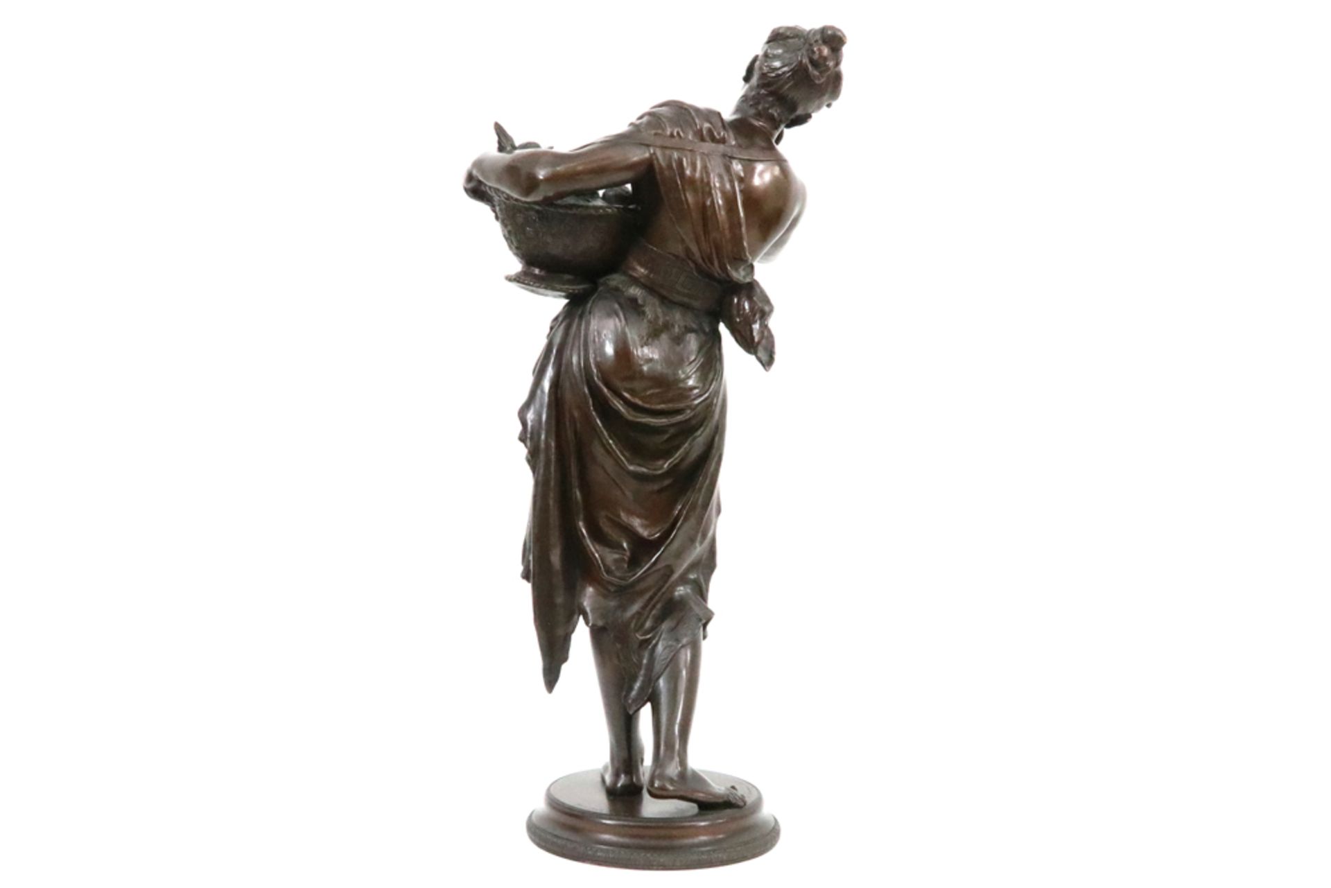 antique sculpture in bronze - signed August Sommer || SOMMER AUGUST (1839 - 1921) antieke - Image 3 of 6