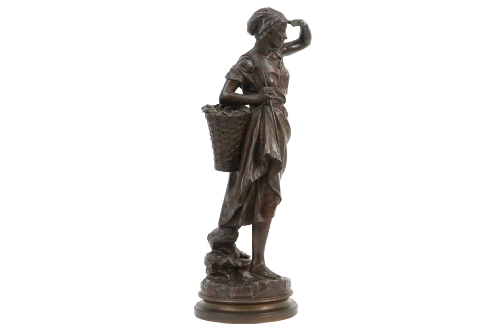 antique French sculpture in bronze - signed Eugène Laurent || LAURENT EUGÈNE (1832 - 1898) antieke - Image 2 of 5