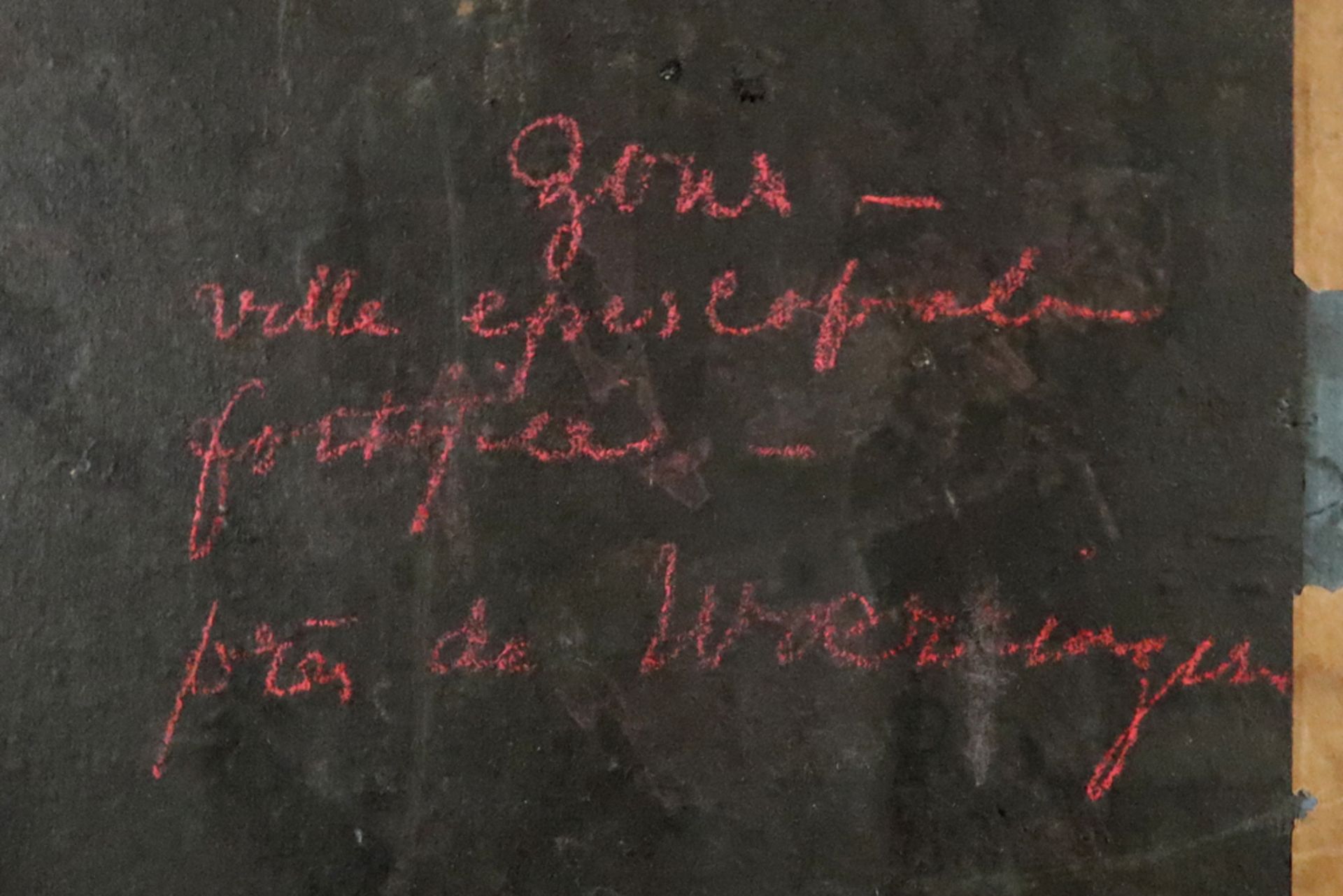 19th Cent. Belgian illegibly signed oil on canvas (on panel) || BELGISCHE SCHOOL - 19° EEUW - Bild 5 aus 5