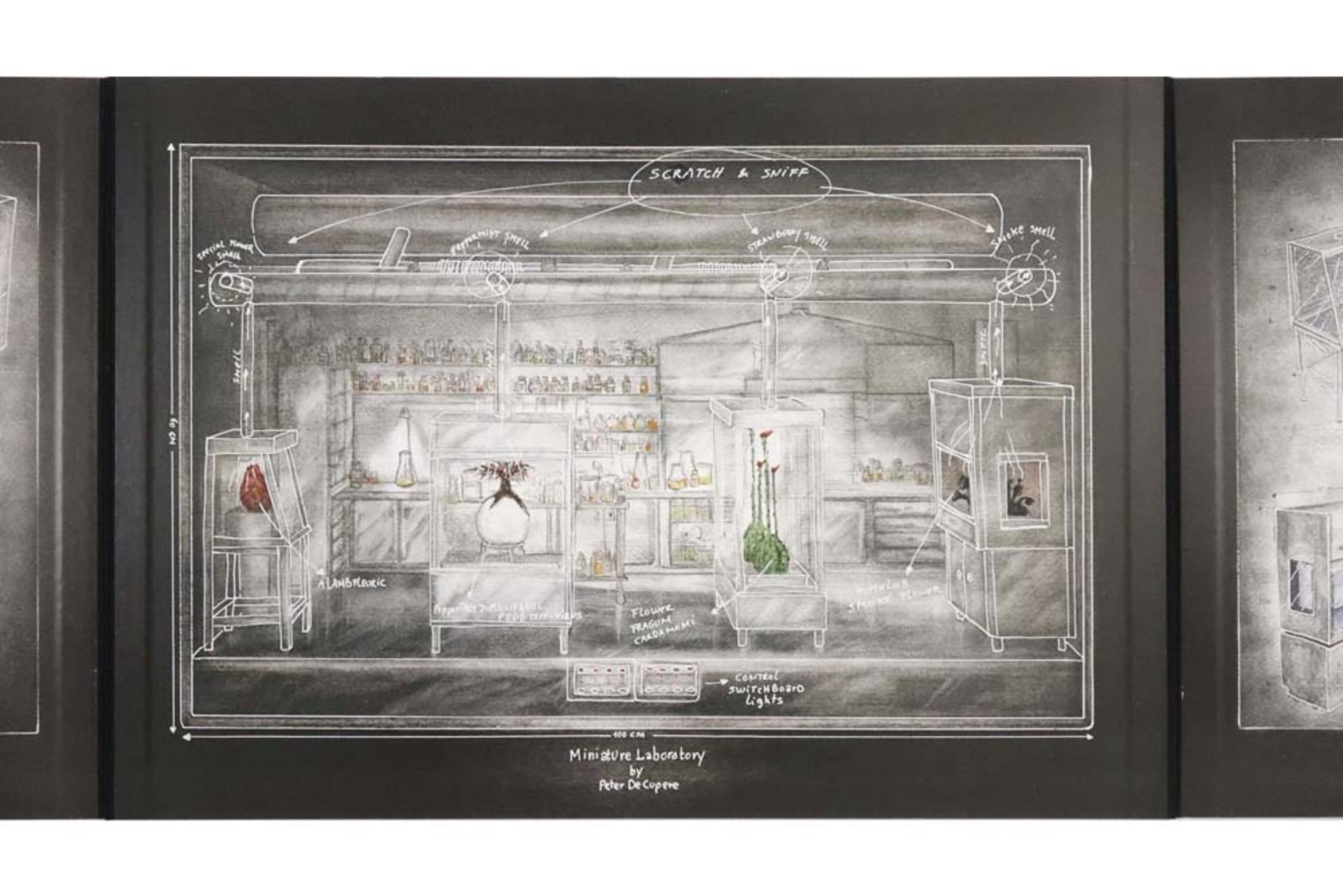 Peter de Cupere signed "Miniature Laboratory" triptych with prints dated 2013 || DE CUPERE - Bild 4 aus 7