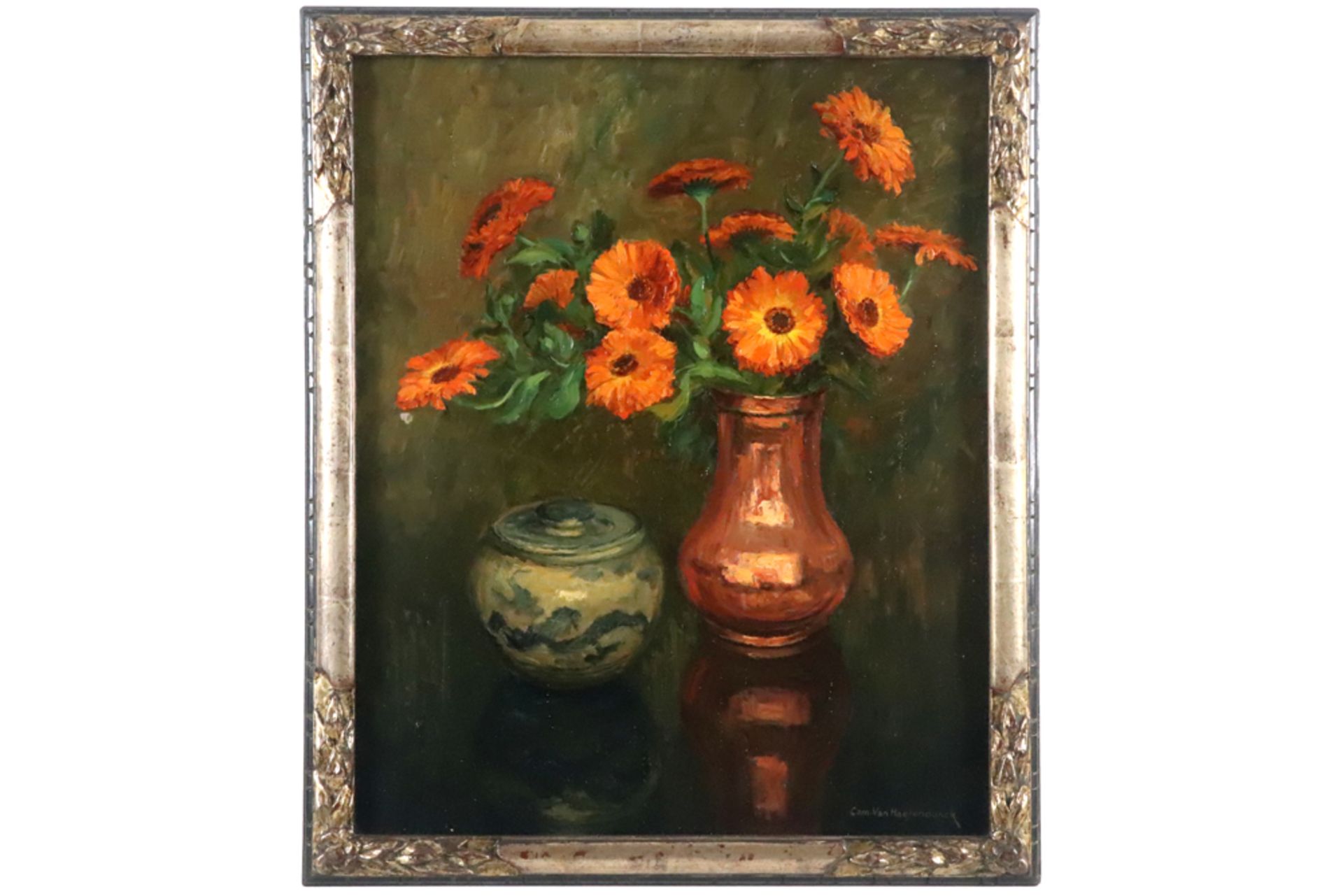 20th Cent. Belgian oil on panel - signed Camiel Van Haesendonck || VAN HAESENDONCK CAMIEL (1886 - - Bild 3 aus 5