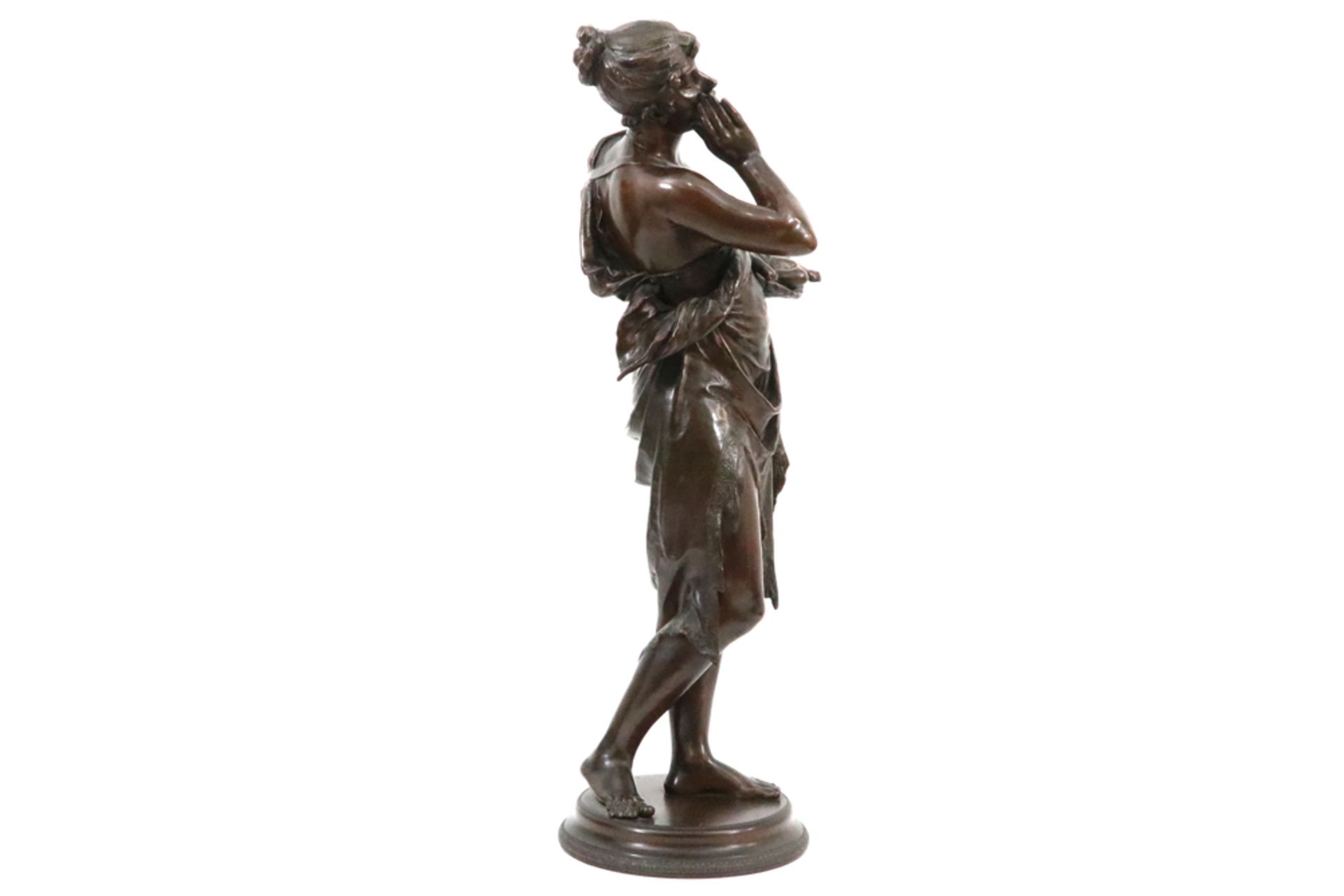 antique sculpture in bronze - signed August Sommer || SOMMER AUGUST (1839 - 1921) antieke - Image 4 of 6