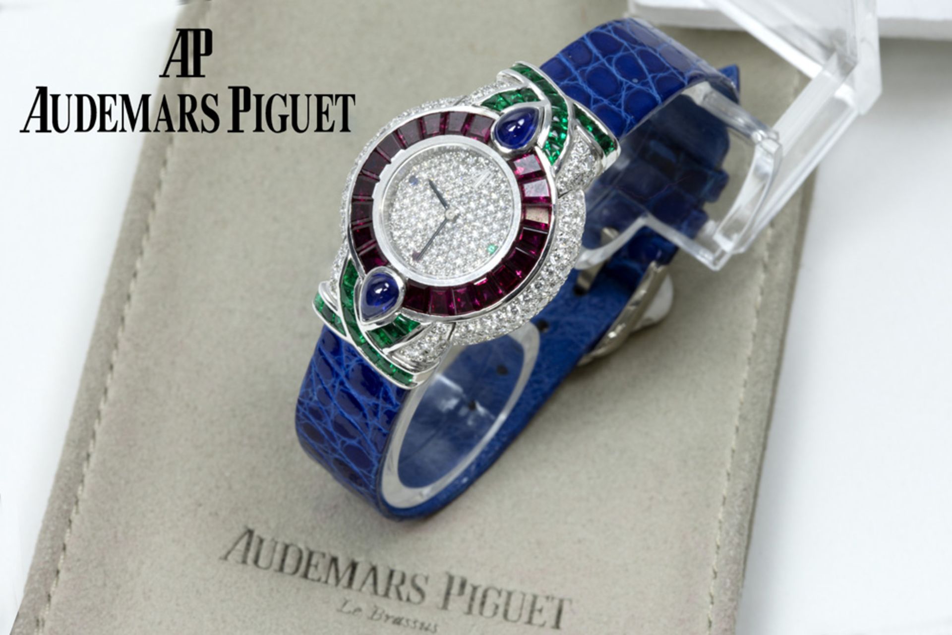 unique completely original "Audemars Piguet N° One" marked ladies' wristwatch (ref : D 48397) in