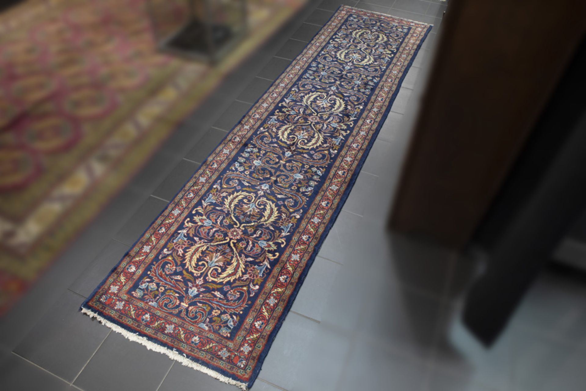 Persian Mahal (runner) in wool || Perzische Mahal (loper) met floraal motief - 80 x 316 cm