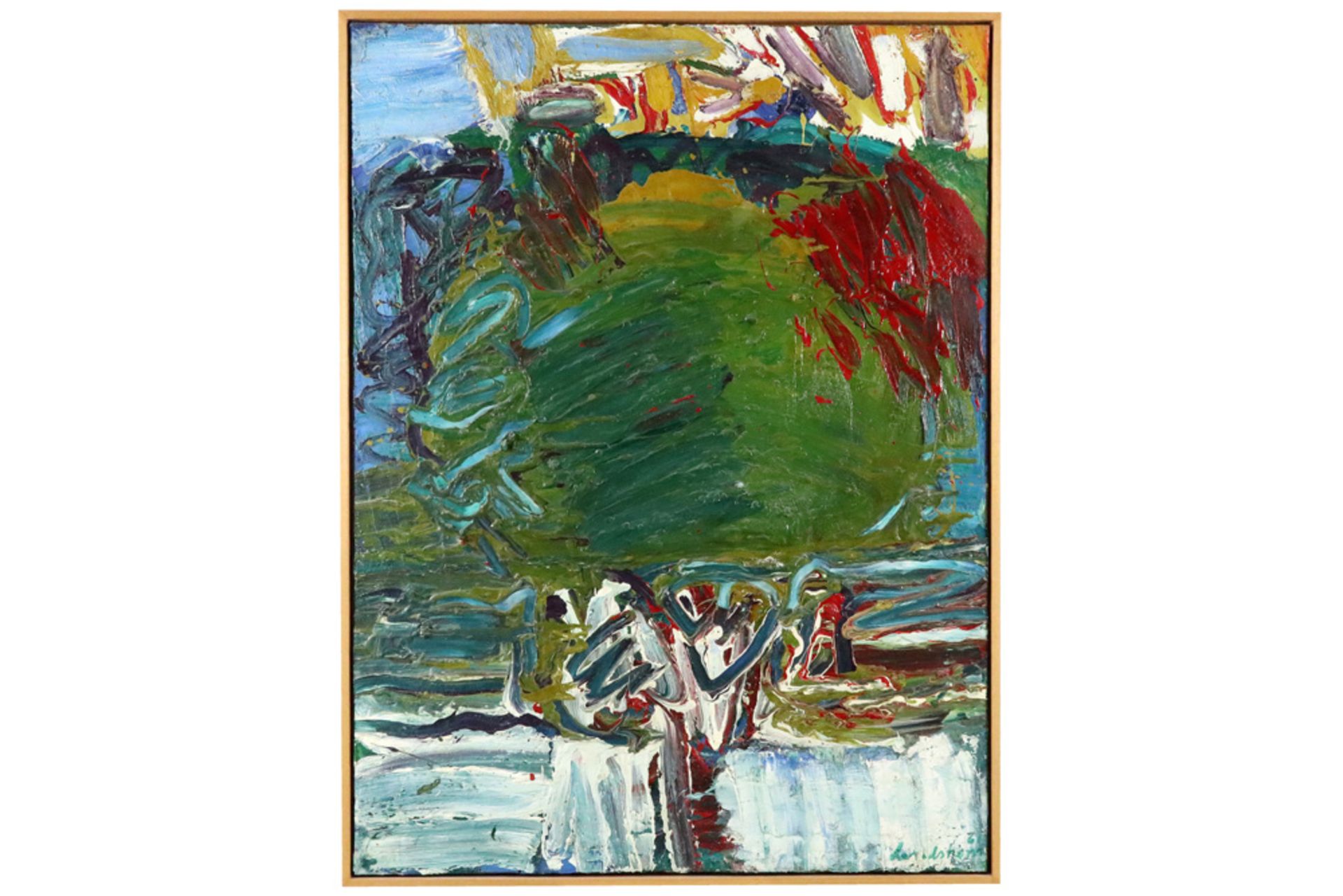 Bengt Lindström signed oil on canvas dated 1961 with certificate of the Lindström Foundation and - Bild 3 aus 5