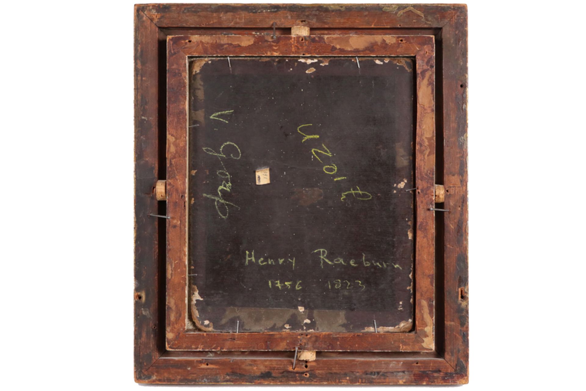 19th Cent. oil on paper (on board) attributed to Henry Raeburn || RAEBURN HENRY (1756 - 1823) - Bild 3 aus 3