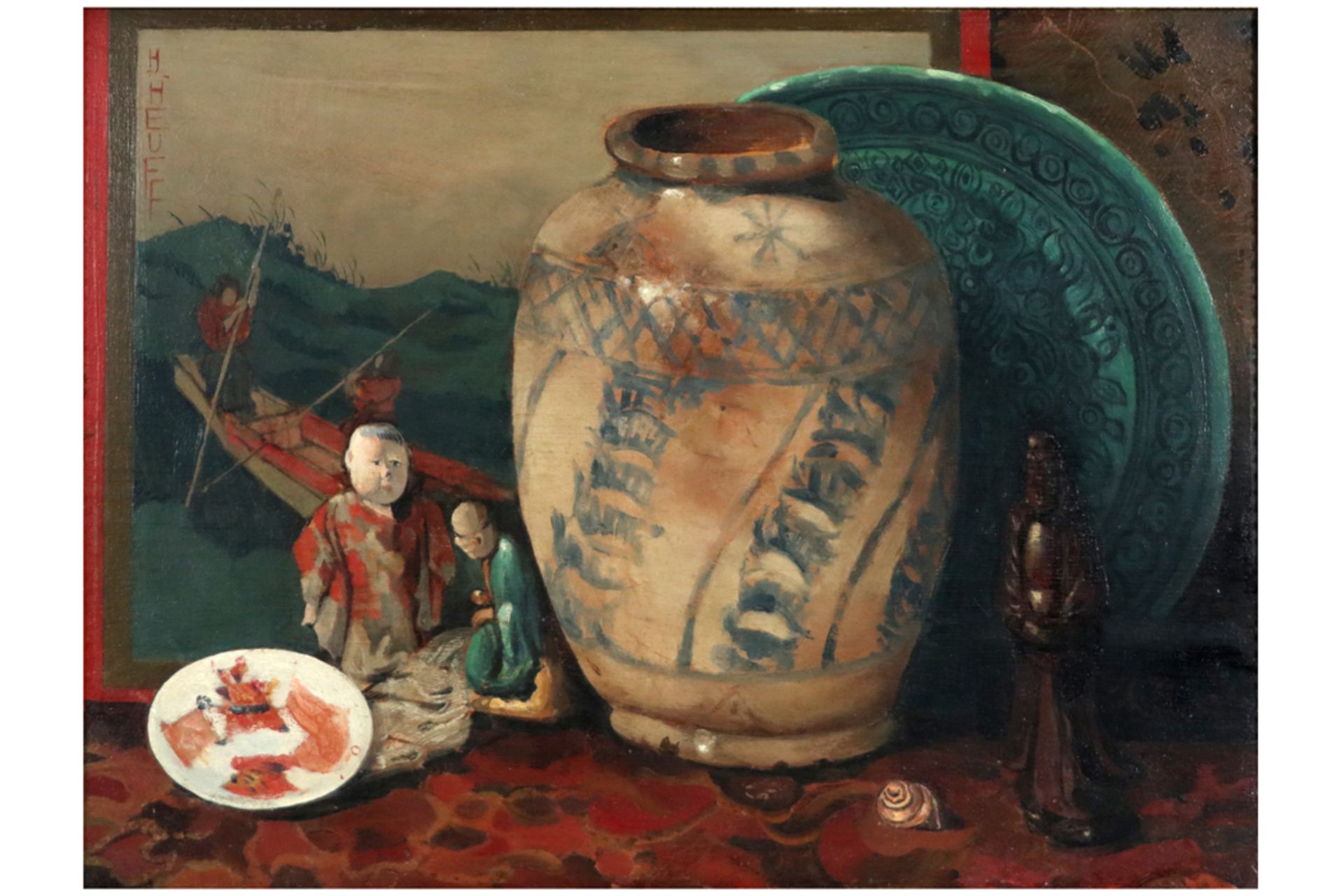 early 20th Cent. oil on panel - signed Herman Heuff || HEUFF HERMAN (1875 - 1945) olieverfschilderij