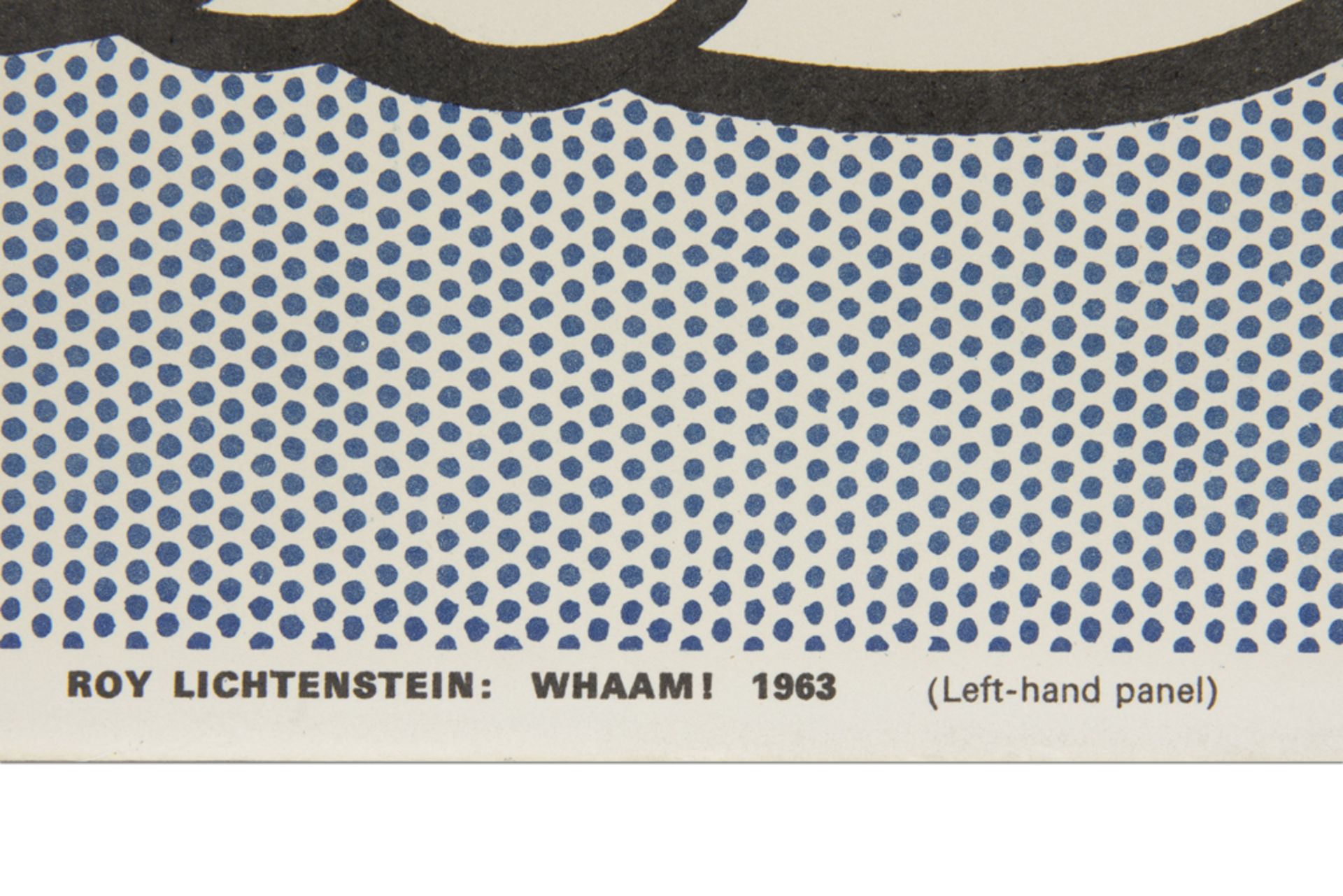 Roy Lichtenstein signed "Whaam !" diptych of offset lithographs printed in colors - dd 1963 prov : - Image 4 of 10