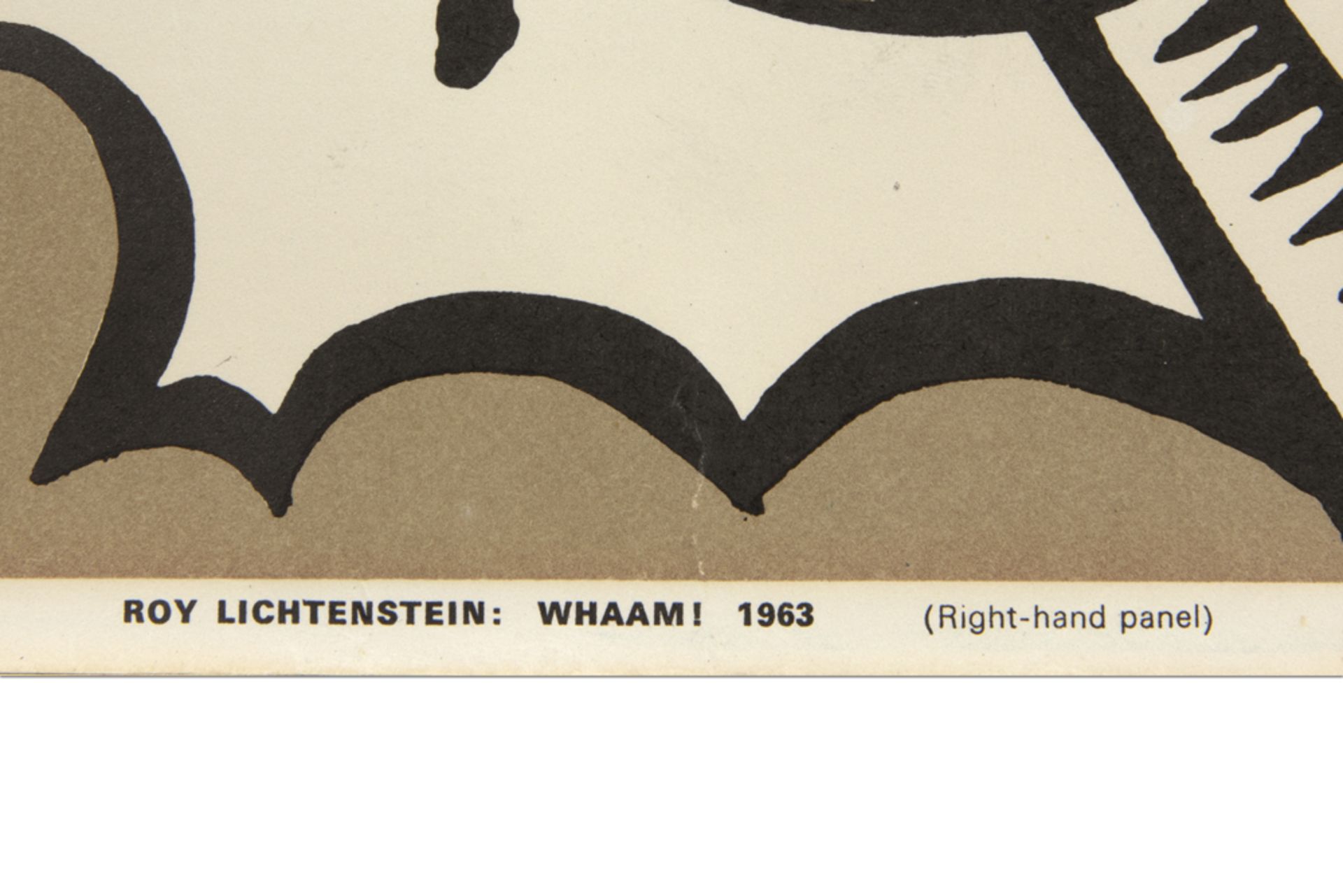 Roy Lichtenstein signed "Whaam !" diptych of offset lithographs printed in colors - dd 1963 prov : - Image 8 of 10