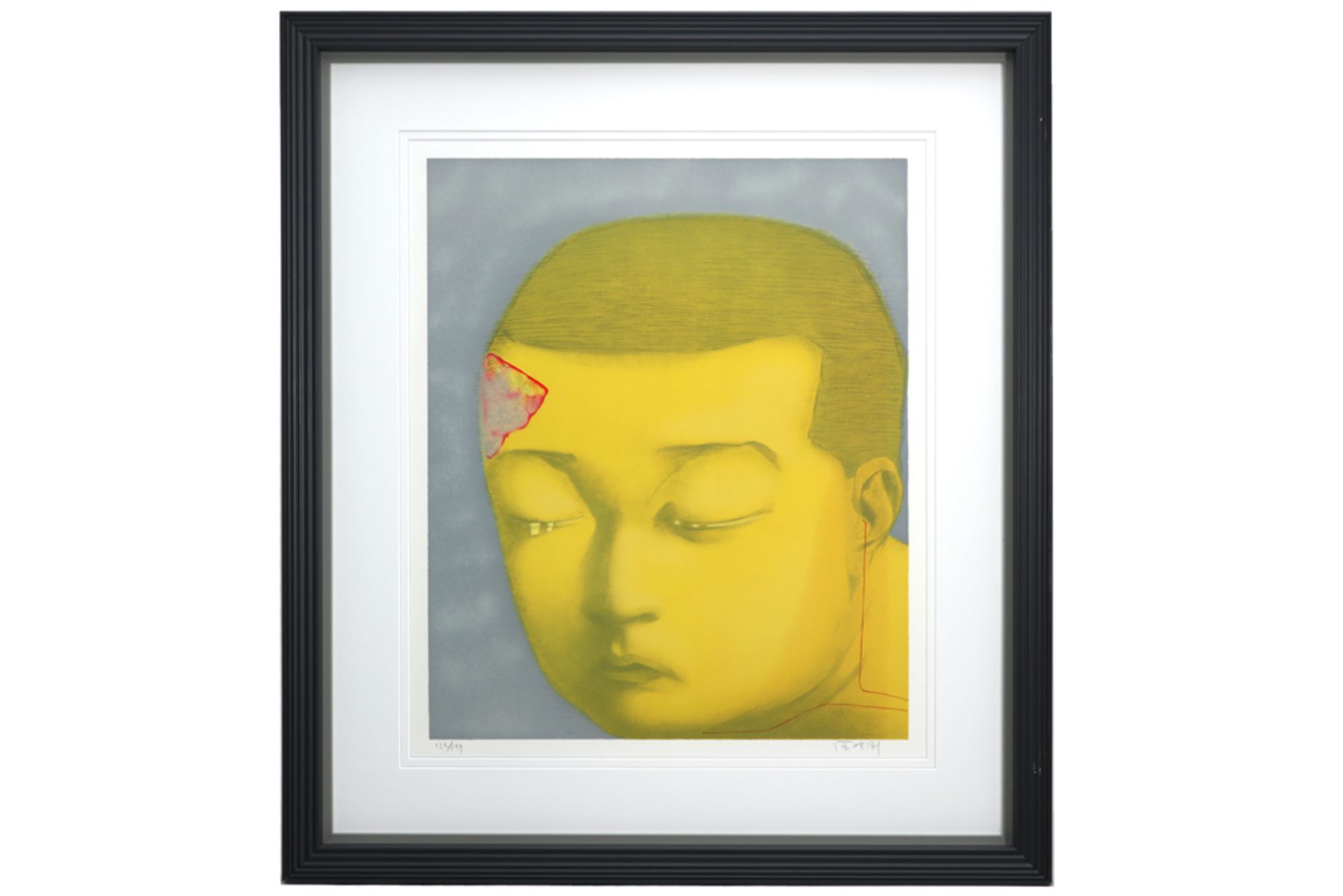 Xiaogang Zhang signed "Fantasy" lithograph printed in colors || ZHANG XIAOGANG (° 1958) kleurlitho - Image 3 of 3