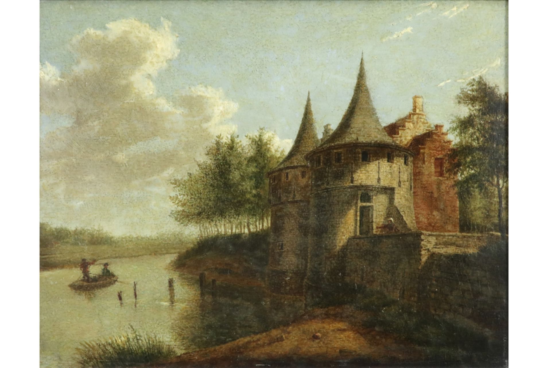 19th Cent. Dutch oil on panel - signed Augustus Wynantz || WYNANTZ AUGUSTUS (1795 - 1848)