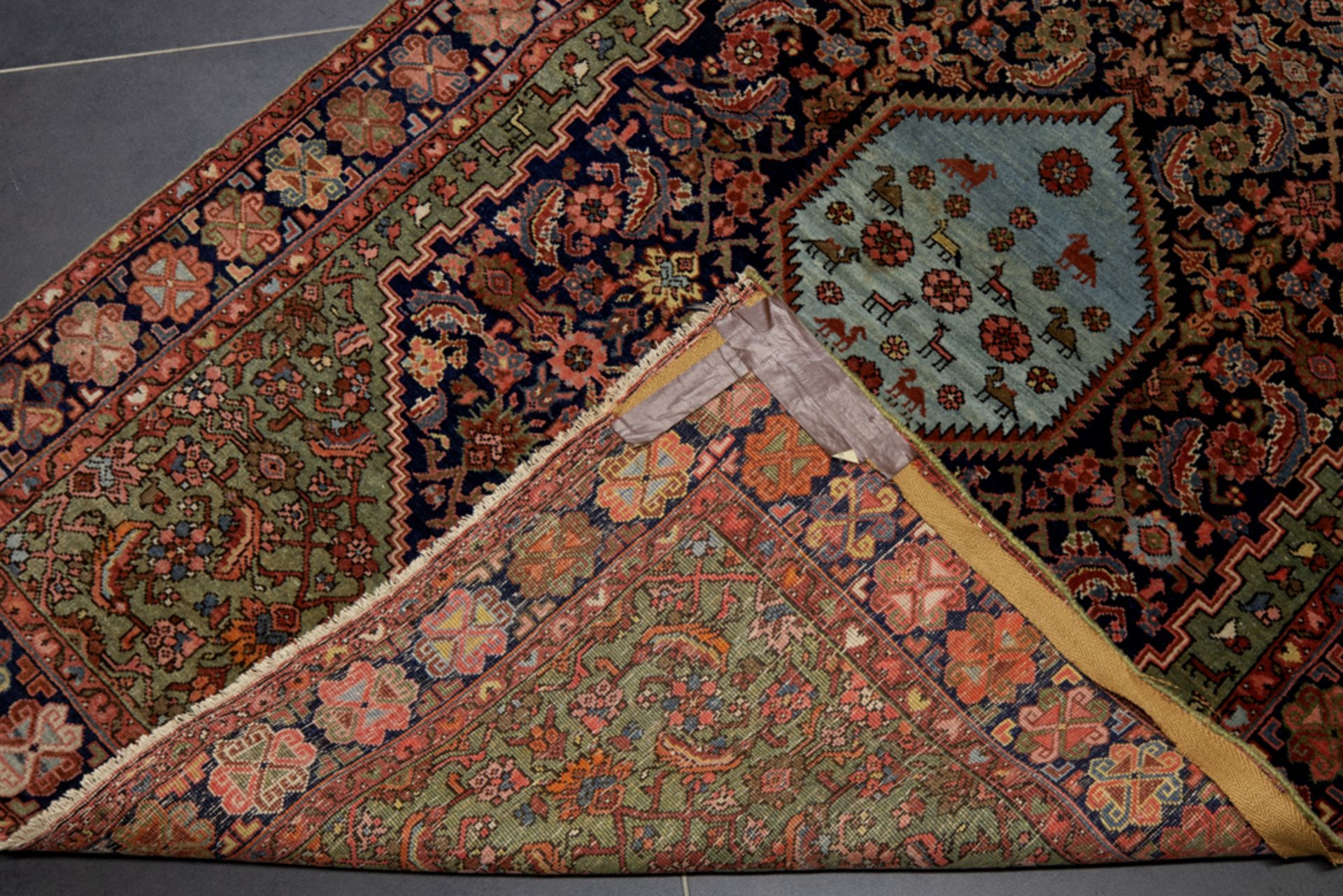 Persian Bidjar in wool || Perzische Bidjar met klassieke tekening en kleuren - 131 x 197 cm - Image 2 of 2