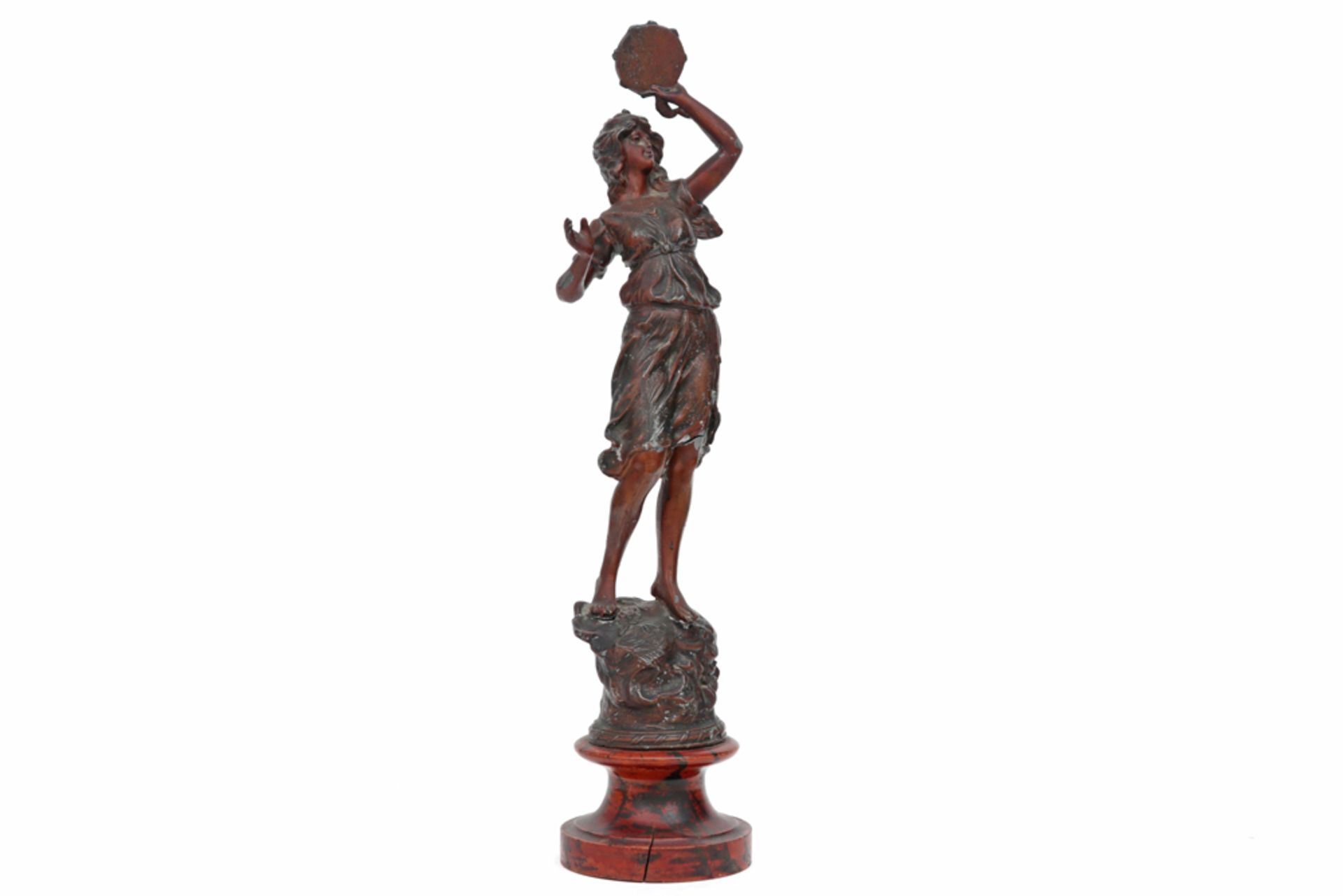 zamac sculpture || Sculptuur in zamac : "Danseres" - hoogte : 46 cm