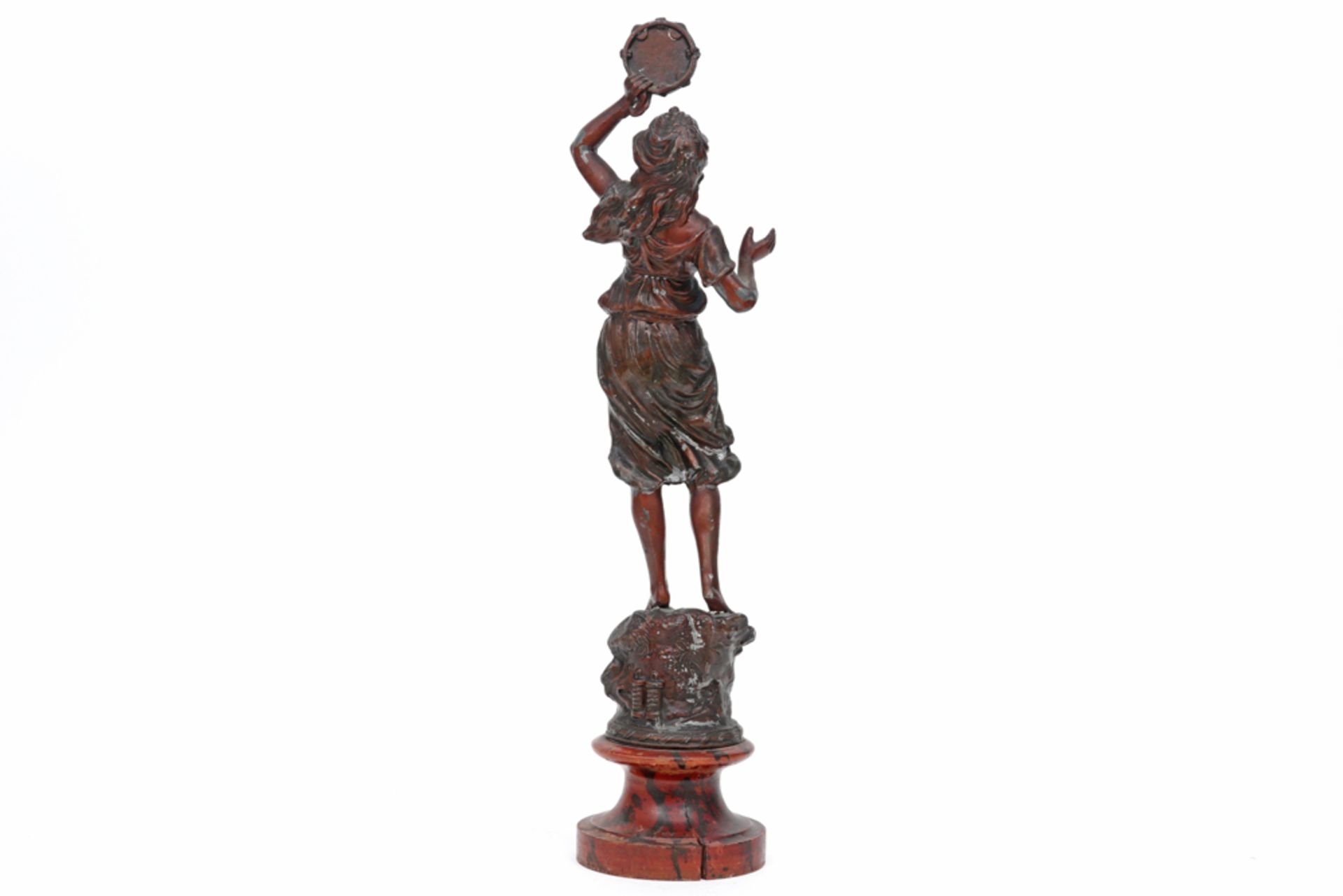 zamac sculpture || Sculptuur in zamac : "Danseres" - hoogte : 46 cm - Image 3 of 3
