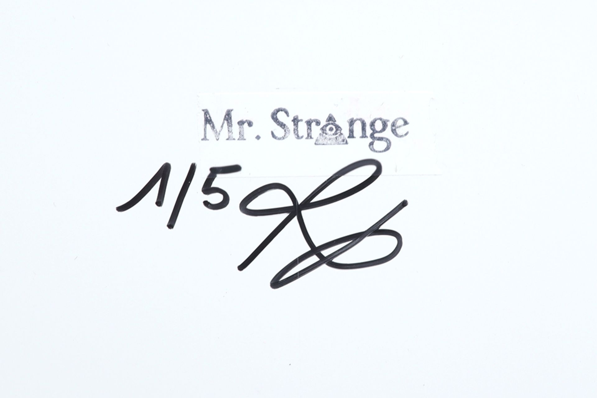MR Strange signed "Death in Purple" photoprint on digibond || MR STRANGE (alias voor Jean-Marie - Bild 3 aus 3