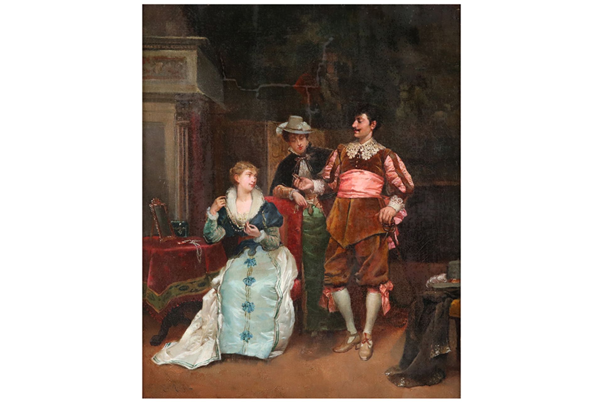19th Cent. oil on canvas - signed Claude Mouchot || MOUCHOT CLAUDE (1830 - 1891)