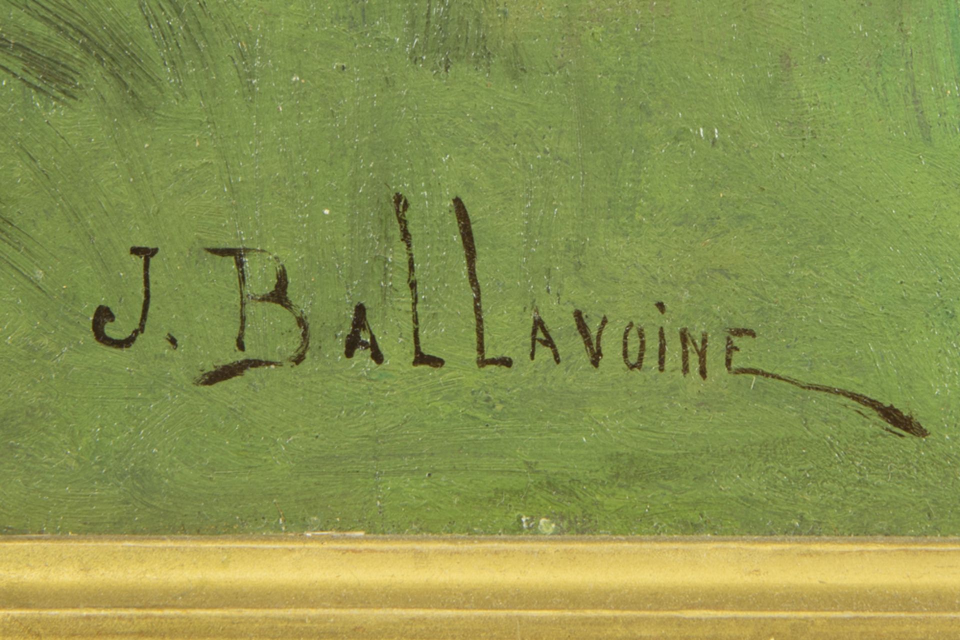 19th Cent. French oil on canvas - signed J.F. Ballavoine || BALLAVOINE JULES FRÉDÉRIC (1842 - - Bild 2 aus 4