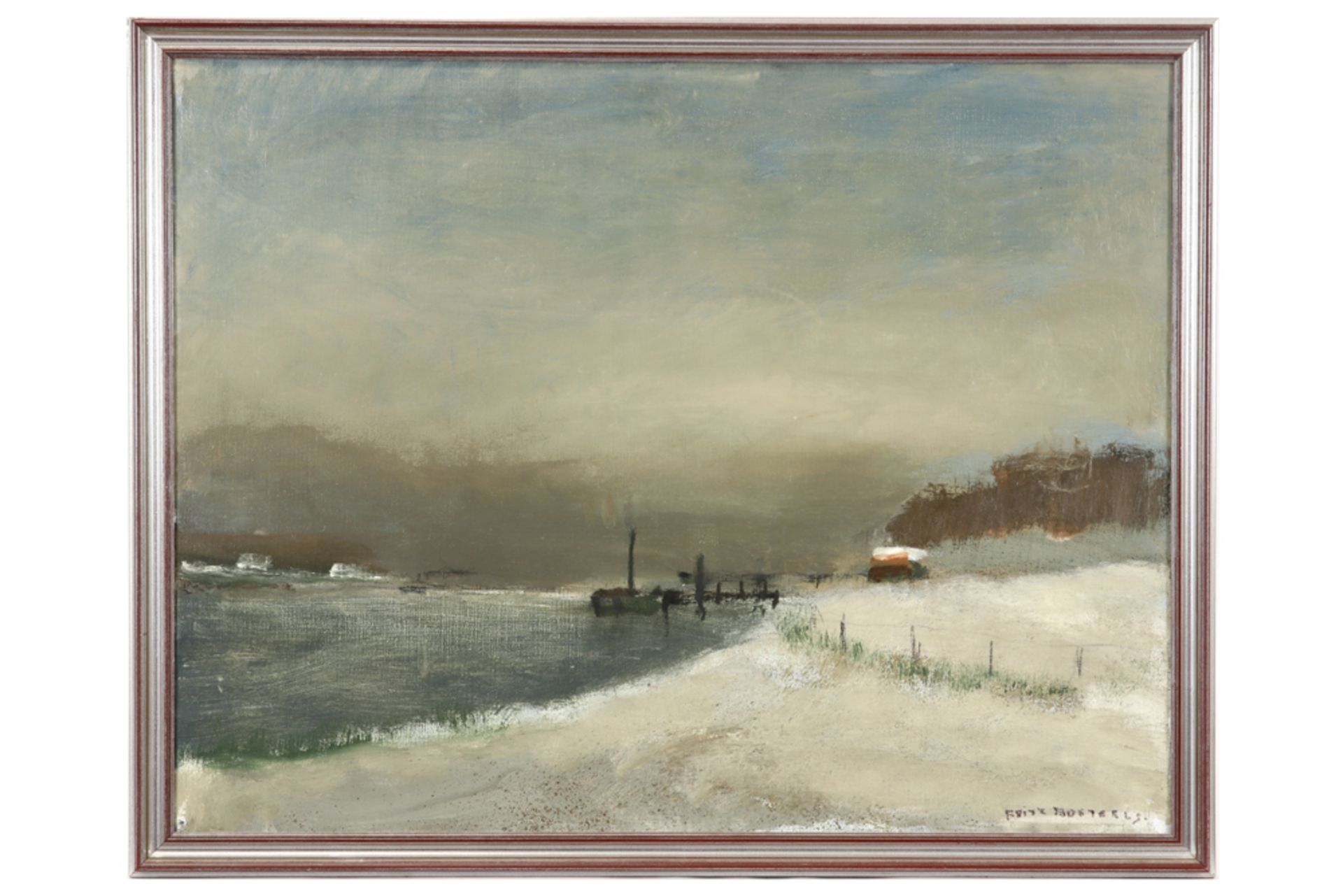 20th Cent. Belgian oil on canvas - signed Fritz Bosteels || BOSTEELS FRITZ (1913 - 1997) - Image 3 of 5