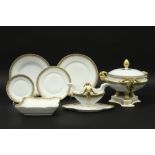 dinner set (80 pcs) in Rosenthal marked porcelain || Vrij uitgebreid eetservies in gemerkt "