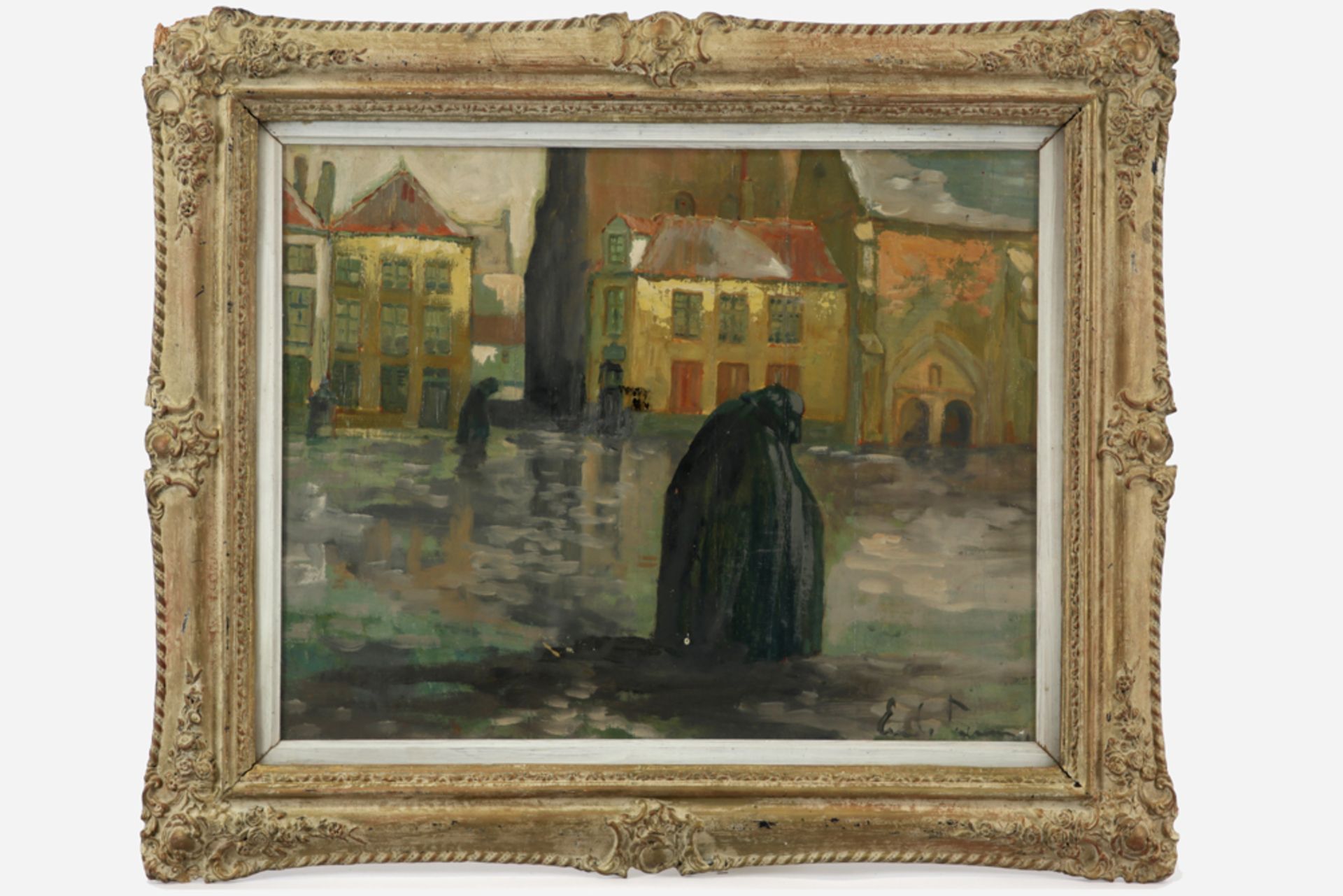 20th Cent. Belgian oil on canvas - signed Emile Lammers || LAMMERS ÉMILE (1914 - 1990) - Bild 3 aus 4