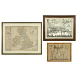 three English prints || Lot van drie Engelse gravures