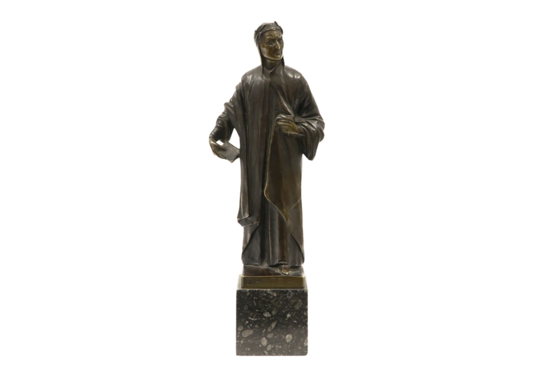 antique "Dante" sculpture in bronze - signed (Else von) Beck || VON BECK ELSE (1888 - 1925)