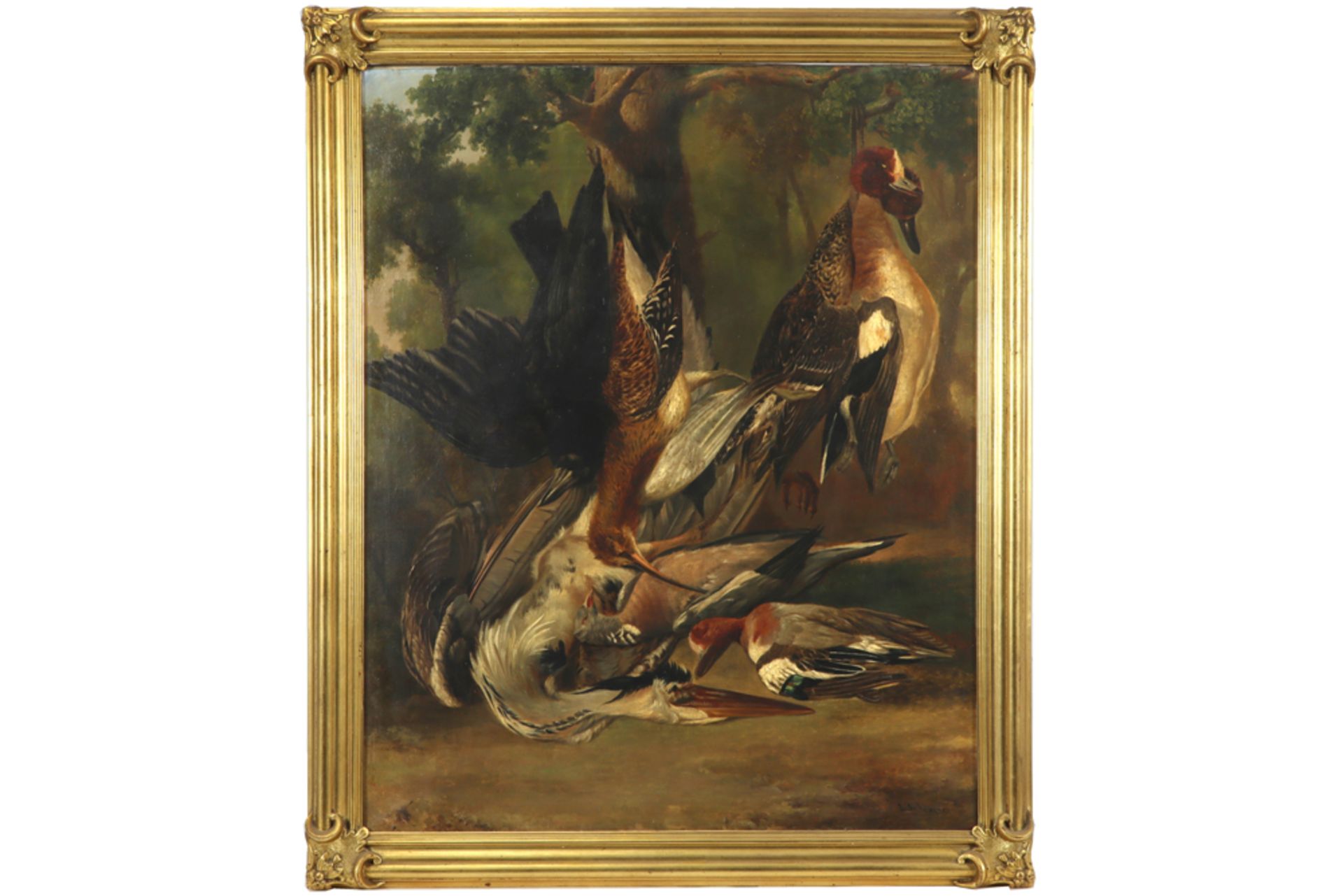 19th Cent. Belgian oil on canvas - signed Louis Schepens || SCHEPENS LOUIS (1816 - 1884) - Image 2 of 3