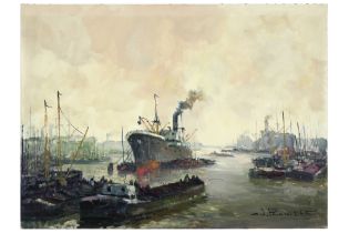 20th Cent. Belgian oil on canvas - signed H.J. Pauwels || PAUWELS HENIR JOSEPH (1903 - 1983)
