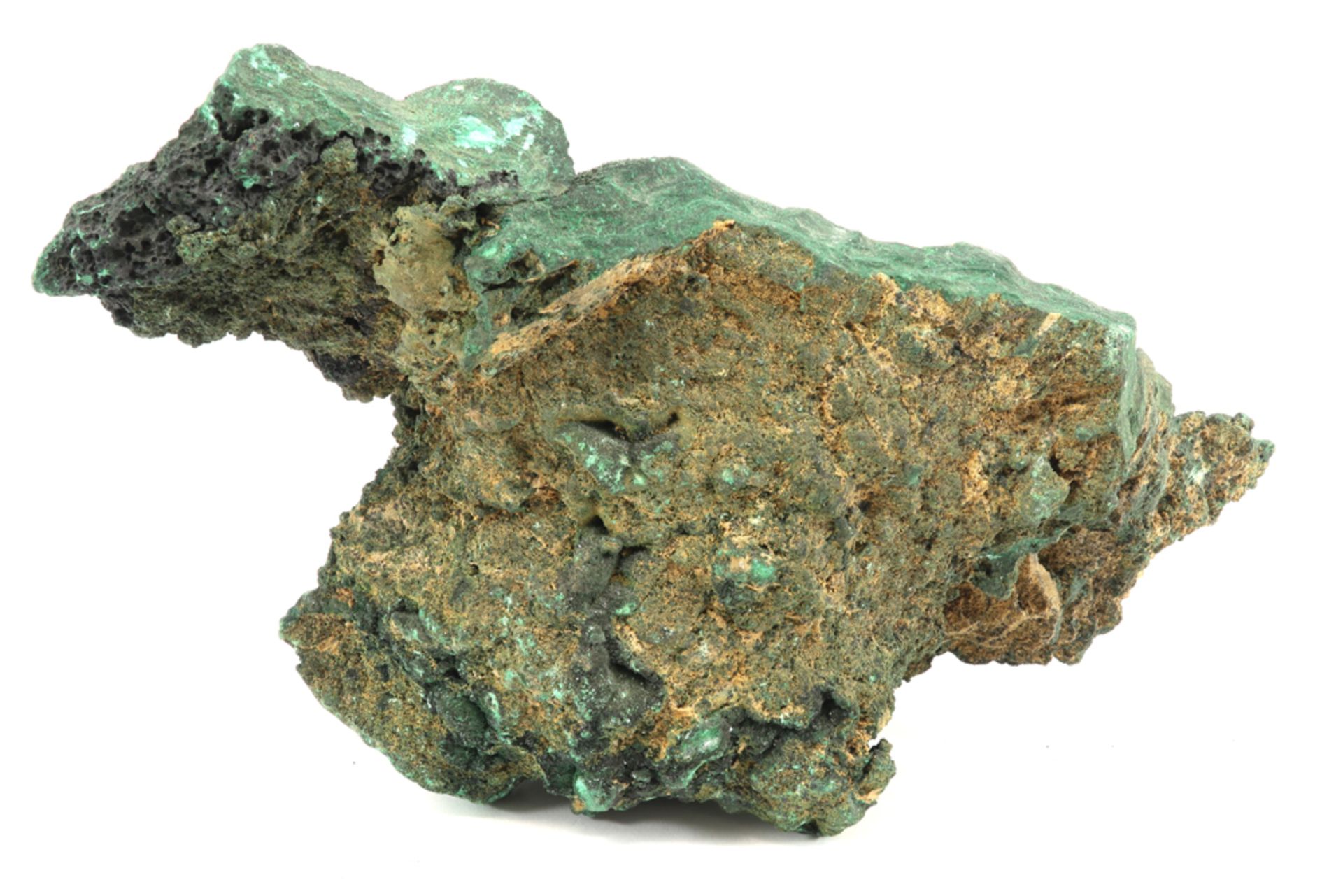 quite a big piece of malachite || Groot stuk malachiet - ca 18,5 x 28 cm - Bild 2 aus 2