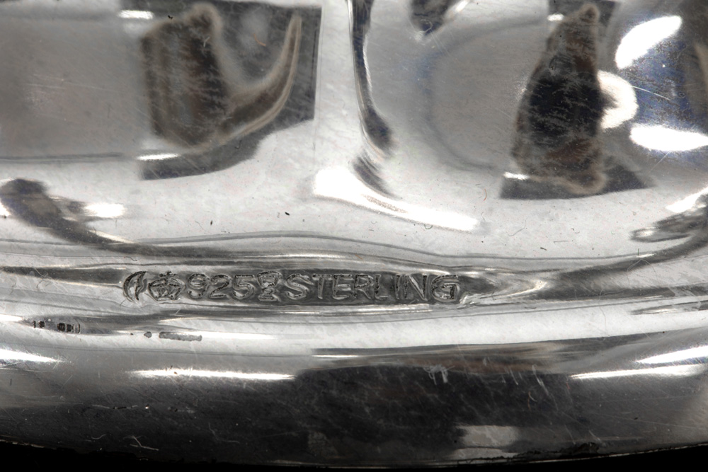 German Art Deco-candelabra in marked silver || Duitse Art Deco-pronkkandelaar/milieu de table in - Image 3 of 3