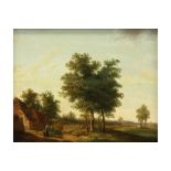 19th Cent. Dutch oil on panel - signed / attributed to B.C. Koekkoek and illegibly dated (1835 ?) ||