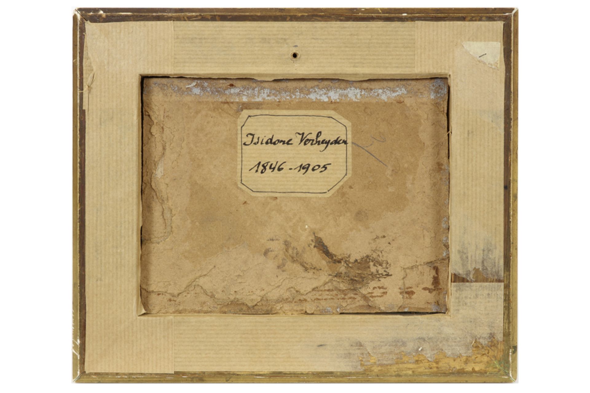 19th Cent. Belgian oil on panel - signed Jacob Verheyden || VERHEYDEN J JACOB (1806 - 1889) - Image 4 of 4