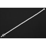 beautiful bracelet in white gold (18 carat) with more then 8,60 carat of very high quality brilliant