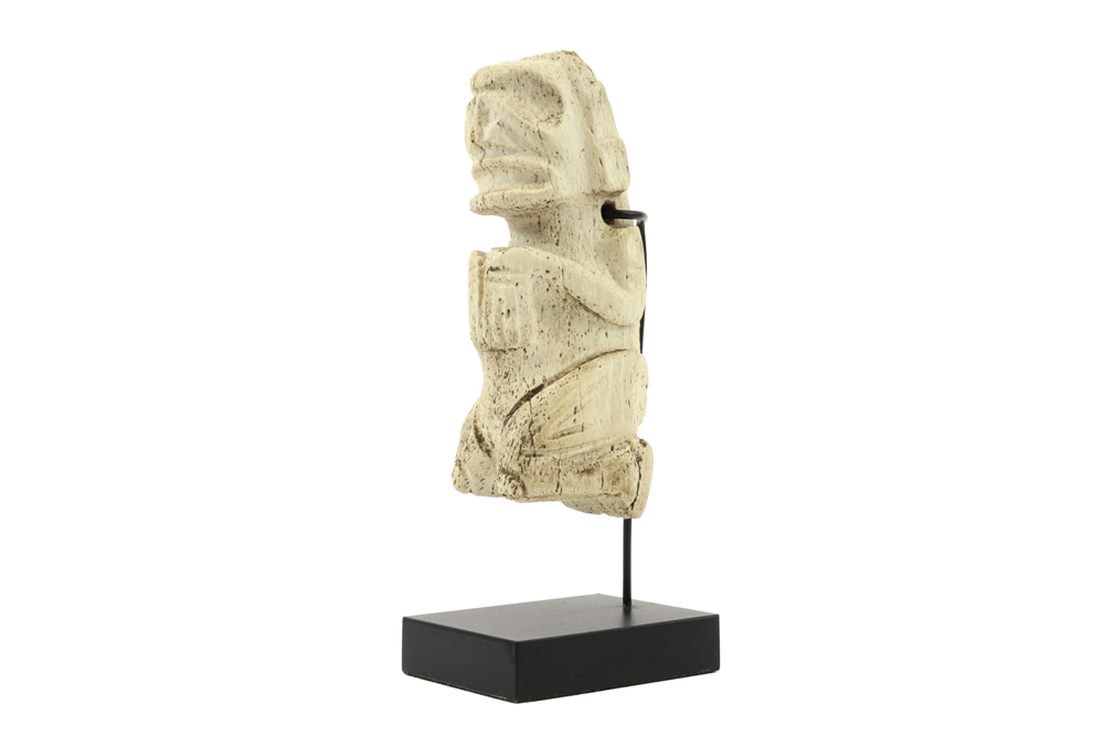 Taino Culture stone "Anthropomorphic figure" sculpture || TAINO-CULTUUR - ca 1100 tot 1500 - Image 3 of 4