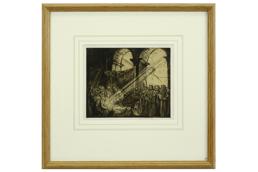 three Frank Brangwyn etchings - two are signed || BRANGWYN FRANK (1867 - 1956) drie etsen twee ervan - Image 6 of 8