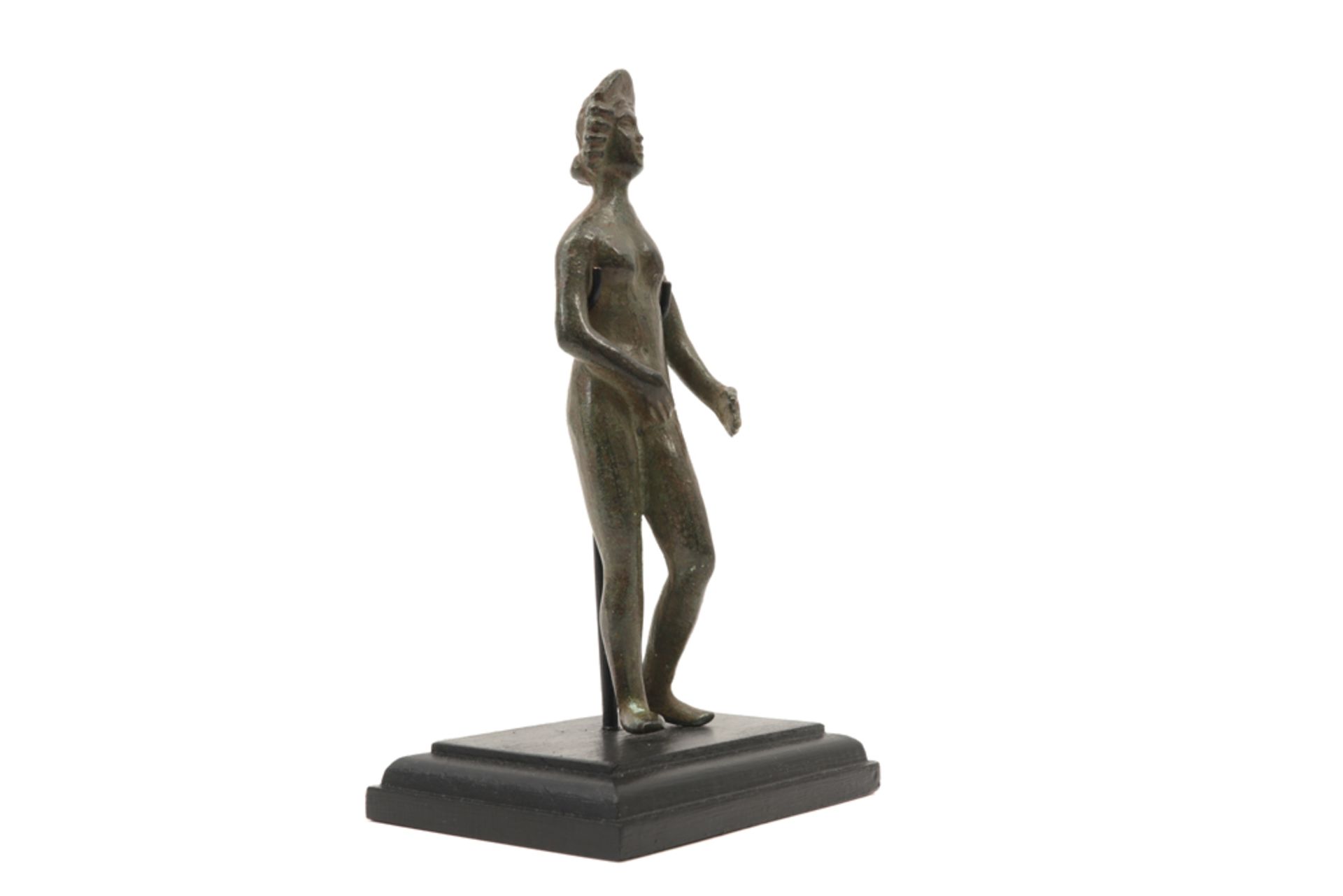 Ancient Roman bronze sculpture depicting a nude Venus with certificate from "Pax Romana - London" || - Bild 2 aus 4