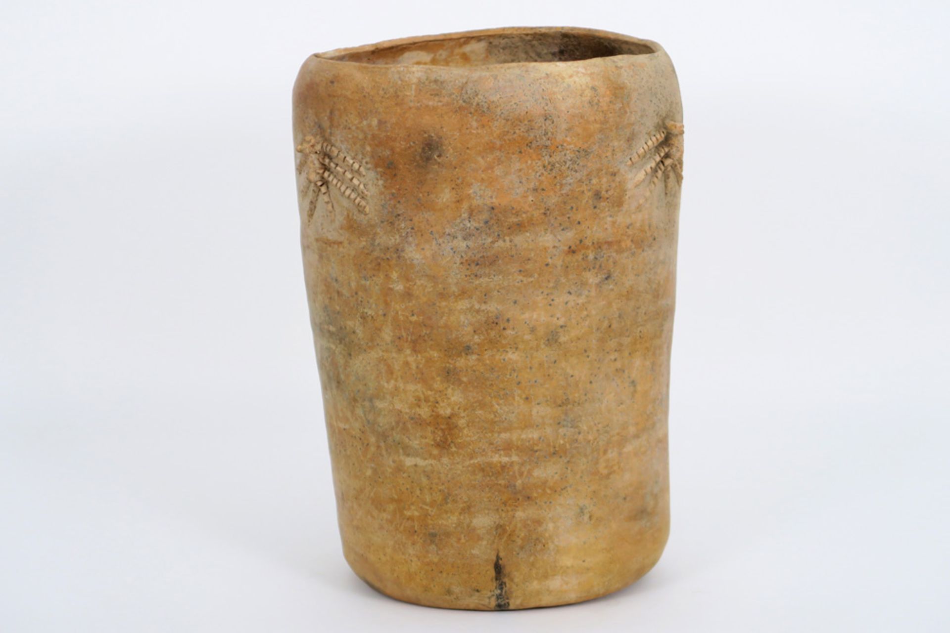 antique pre 1700's Colombian "Mosquito Culture" urn in earthenware || COLOMBIA - MOSQUITO-CULTUUR ( - Bild 2 aus 3