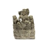 11th/12th Cent. north-east Indian Pala period Gandhara style "Siddharta Gautam" sculpture/stele in