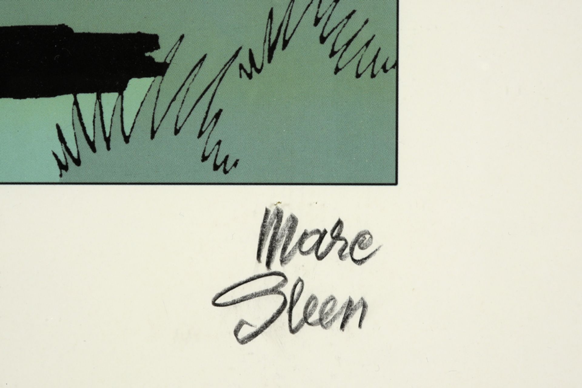 Marc Sleen signed lithograph after a drawing for "Beo the Terrible" from "The Adventures of Nero & - Bild 2 aus 3