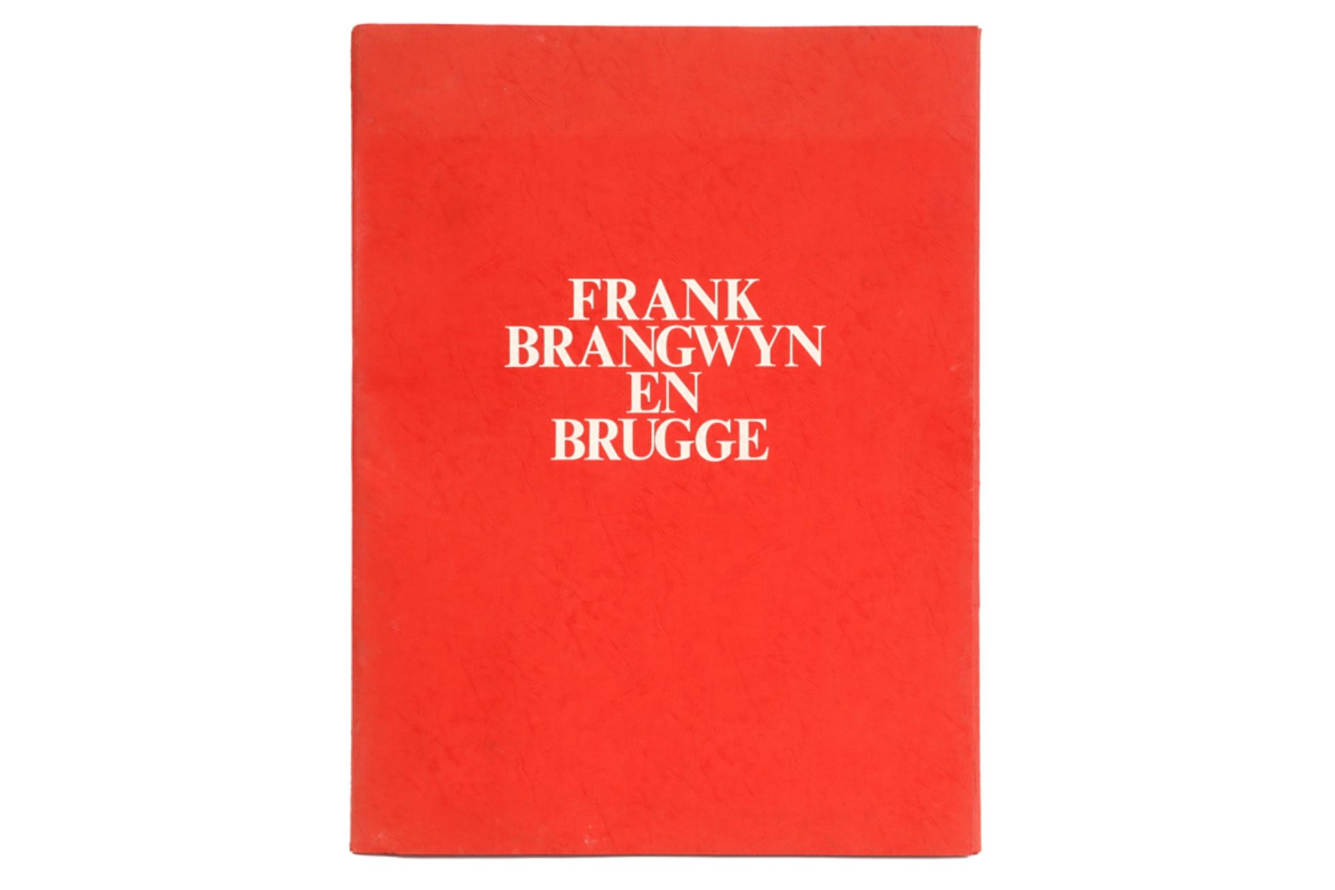 Frnak Brangwyn signed portfolio with 4 silkscreen in brown colors and two multi-coloured || BRANGWYN - Image 2 of 8